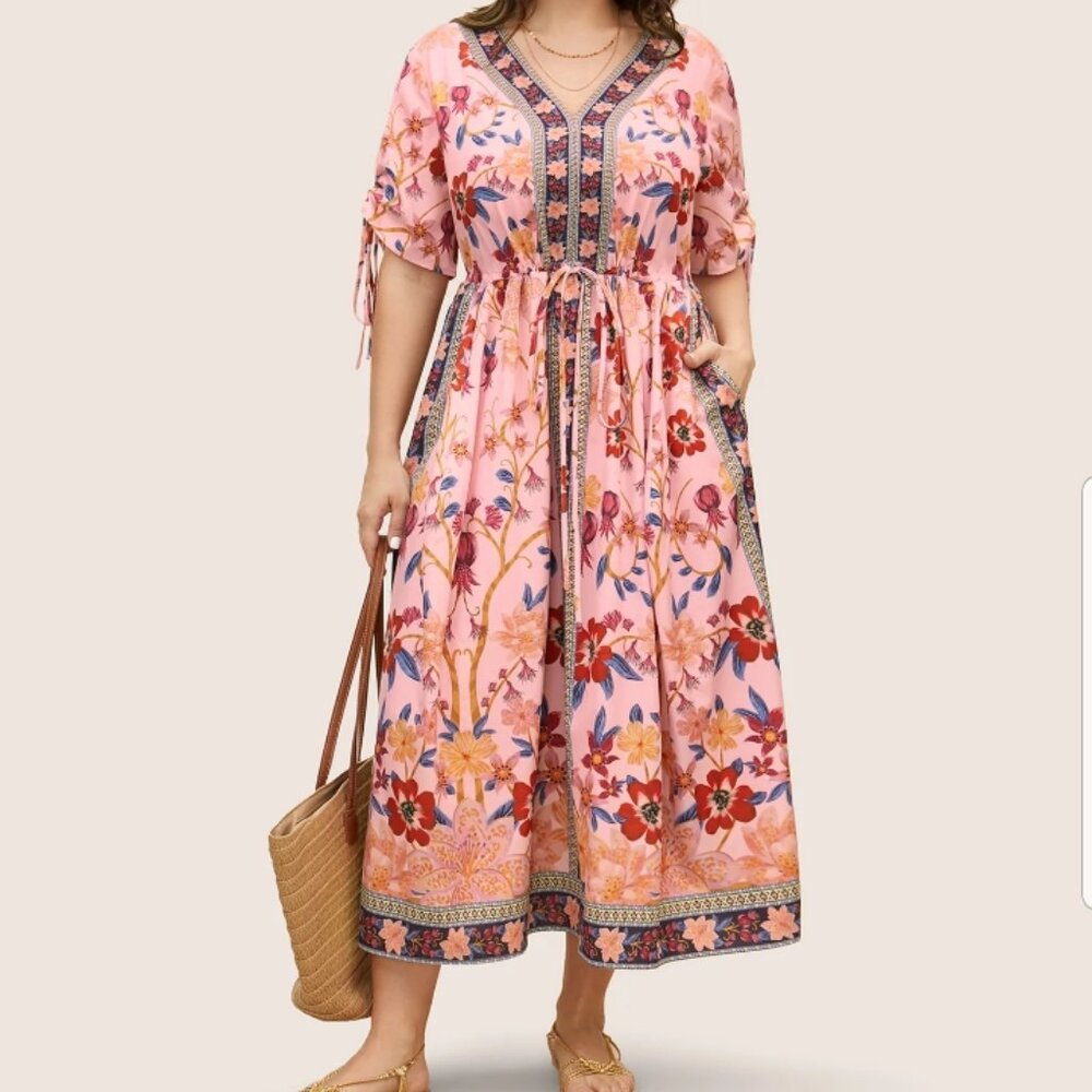 New floral maxi dress